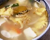 かぶとニラの中華ふわふわ玉子スープ作り方6写真