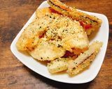 かぼちゃの天ぷらガーリックチーズ風味作り方8写真