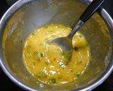 簡単！卵お好み焼き☆小麦粉不要作り方1写真