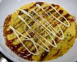 簡単！卵お好み焼き☆小麦粉不要作り方3写真