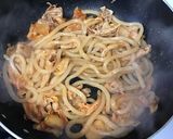 【辛うま♡】豚キムチうどん作り方3写真