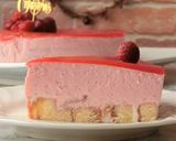 電子レンジ★ラズベリームースケーキ作り方8写真