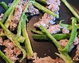 鍋の残りとしゃきしゃきピーマンあんかけ丼作り方6写真