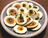 発酵味玉 青唐辛子+魚醤+塩麹作り方5写真