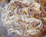胃もたれしない！すき焼きうどん作り方6写真