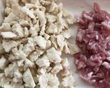 高野豆腐のそぼろ丼作り方1写真