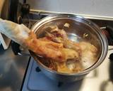 生ハム原木の骨で！ 本格とんこつラーメン作り方5写真