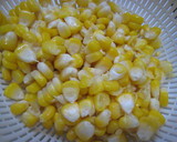 とうもろこしと水菜のかき揚げ♪作り方1写真