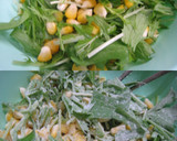 とうもろこしと水菜のかき揚げ♪作り方3写真