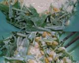 とうもろこしと水菜のかき揚げ♪作り方5写真