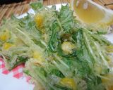 とうもろこしと水菜のかき揚げ♪作り方7写真