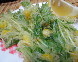 とうもろこしと水菜のかき揚げ♪作り方7写真