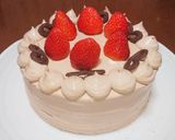 苺のチョコレートショートケーキ作り方13写真