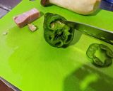 ピーマンの種の飛ばない切り方作り方2写真