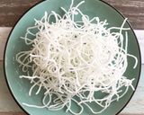 揚げビーフンでコロッケ風サクサク雪だるま作り方2写真
