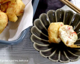 大和芋の落とし揚げ（カニかま・枝豆）作り方7写真
