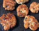 簡単★椎茸の鶏つくね詰め☆バター醤油焼き作り方10写真