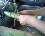 う～ん夏の味！ゴーヤの炒め煮作り方1写真