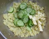 さつま芋のカレー粉サラダ♪チーズクルミも作り方5写真