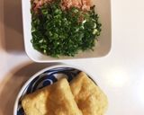ネギと鰹節の揚げはさみ焼き作り方1写真