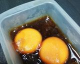 卵黄のめんつゆ漬け作り方1写真