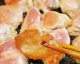 皮を焼いて香ばしい！鬼旨鶏ごぼう煮作り方5写真