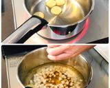 七草粥風*たらとパクチーのおかゆ作り方3写真