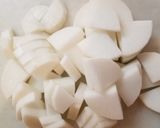 簡単☆大根の酢しょうゆ漬け作り方1写真