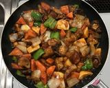 簡単糖質オフ☆乾燥こんにゃくパスタで酢豚作り方24写真