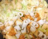 キャベツ・油揚げ・ちくわ煮作り方4写真