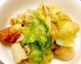 キャベツ・油揚げ・ちくわ煮作り方5写真