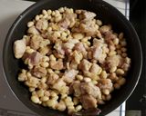 鶏と大豆の田楽味噌炒め作り方6写真