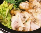 腸まで届くワンタンと白菜の簡単鍋作り方5写真