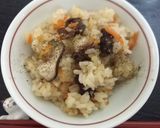 赤貝と人参との炊き込みご飯作り方4写真