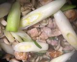 シメジ入り鳥南蛮つけ汁作り方4写真
