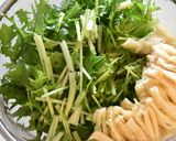 水菜と油揚げの煮浸し【作り置き】作り方1写真