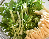 水菜と油揚げの煮浸し【作り置き】作り方1写真
