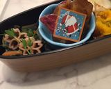 雪の結晶 クリスマス 中学生弁当 詰め方作り方7写真