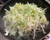 豚のかしら肉と茄子のニンニク味噌野菜炒め作り方4写真