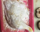 カレー味の骨付きモモ肉の唐揚げ作り方3写真