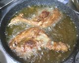 カレー味の骨付きモモ肉の唐揚げ作り方6写真