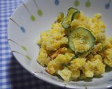 さつま芋のカレー粉サラダ♪チーズクルミも作り方8写真