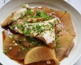 簡単で覚えやすい！大根とぶりのあら煮作り方5写真