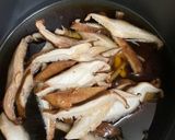 椎茸の旨味で☆鶏ひき肉の卵とじ丼作り方4写真
