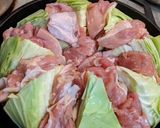 ダッチオーブンで作る鶏キャベごま風味作り方2写真