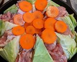 ダッチオーブンで作る鶏キャベごま風味作り方3写真