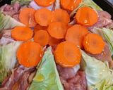 ダッチオーブンで作る鶏キャベごま風味作り方4写真