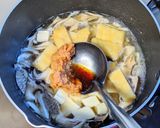 キノコと豆富の味噌汁作り方4写真