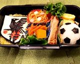 サッカー日本代表 弁当作り方9写真