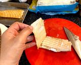 燻製鮭のカルボナーラ（レンジ調理水切不要作り方3写真